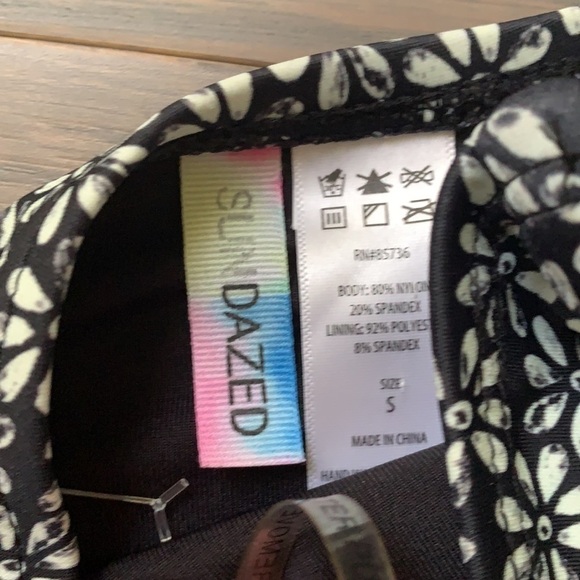 NEW Sundazed Stella Printed Strappy Bikini Bottom - Picture 4 of 5